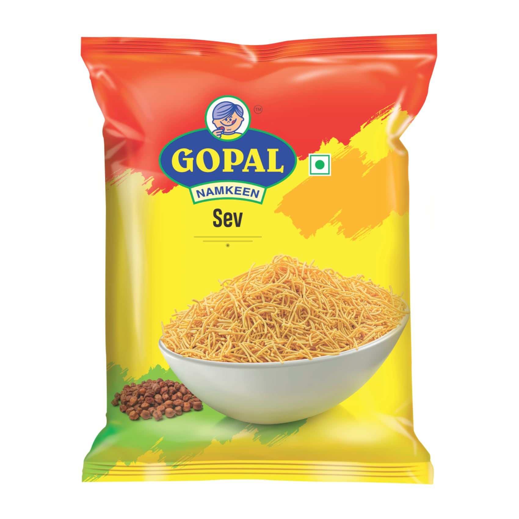 Gopal Namkeen Sev, 2 Kg (4 X 500 G)