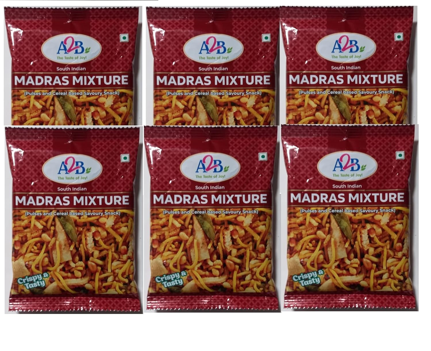 A2B Snacks, Madras Mixture, 40G