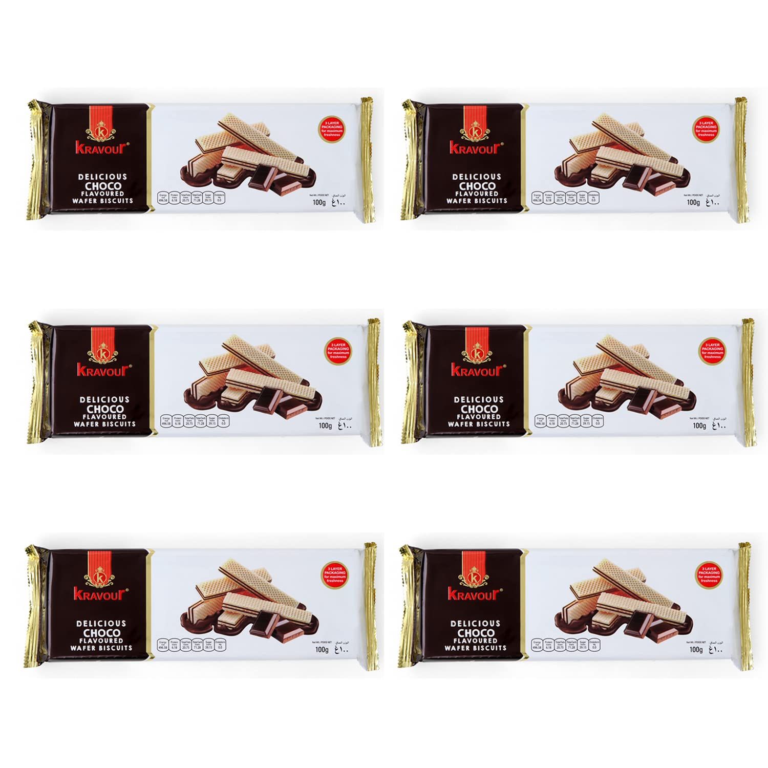 Kravour Choco Wafer Biscuit, 100Gm (6)