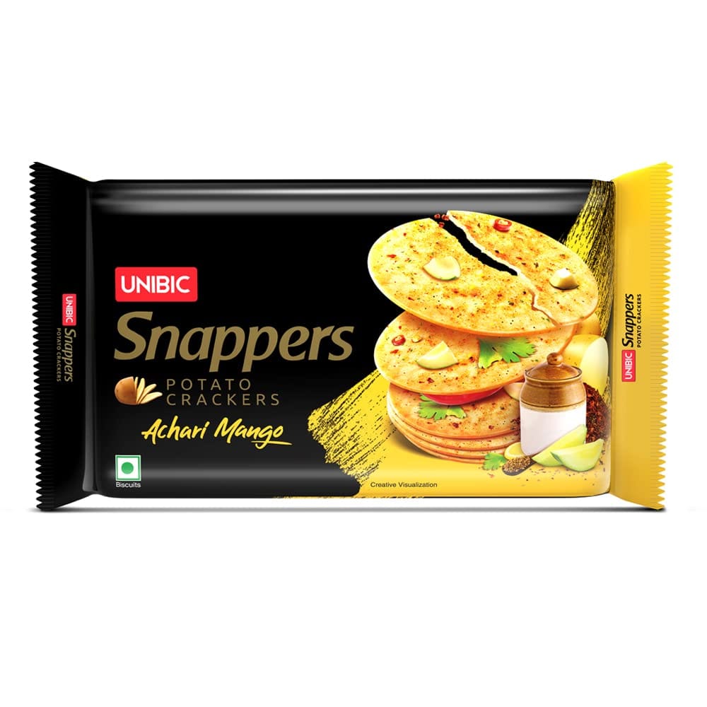 Unibic Potato Biscuits, 300G, Achari Mango Flavoured, Party Time Snacking