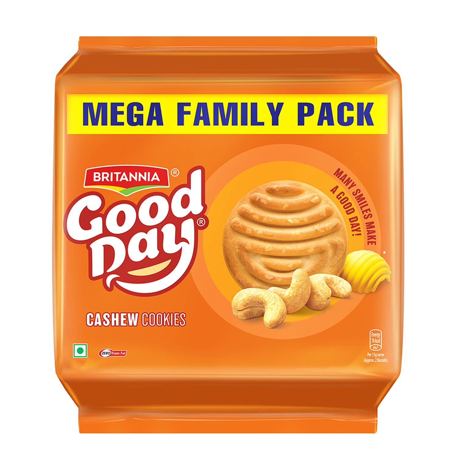 Britannia Good Day Cashew Cookies, 1000 G