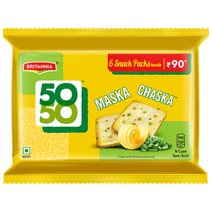 Britannia 50, 50 Maska Chaska Biscuits, 300 G