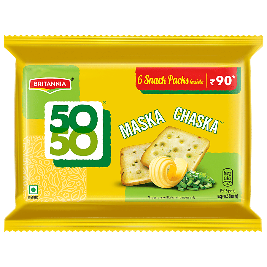 Britannia 50, 50 Maska Chaska Biscuits, 300 G