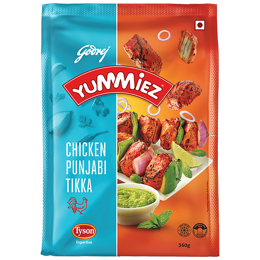 Godrej Yummiez Yummiez Punjabi Tikka, Chicken, 360 G Pouch