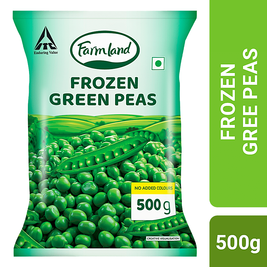 Farmland Frozen Green Peas, Ready To Cook, 500 G