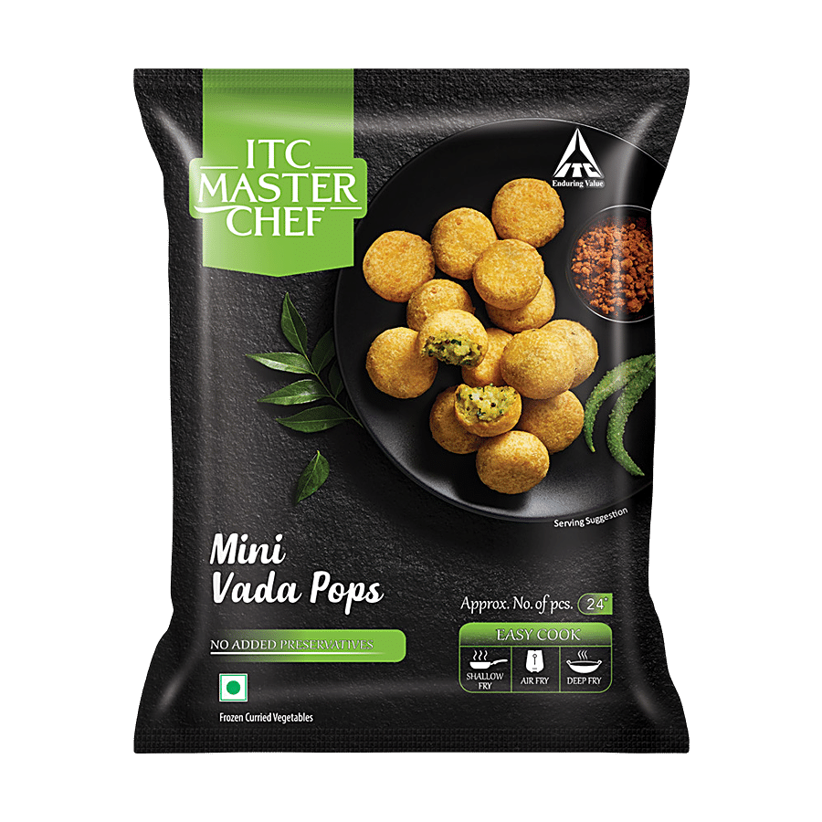 Itc Master Chef Mumbai Vada Pops, Veg Frozen Snack, Ready To Cook, 310 G