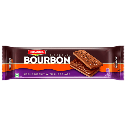 Britannia Bourbon, The Original Choco Creme Sandwich Biscuit, 150 G