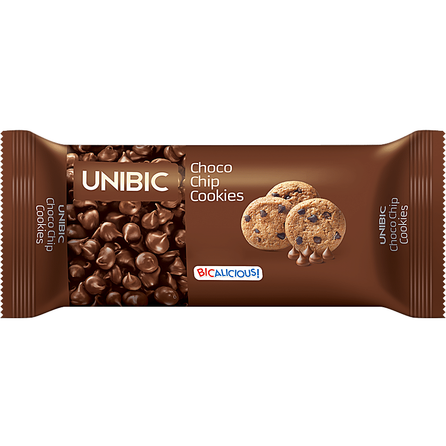 Unibic Cookies, Choco Chip, 75 G Pouch