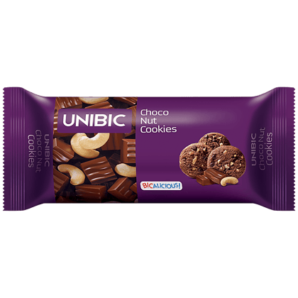 Unibic Choco Nut Cookies, 75 G Carton