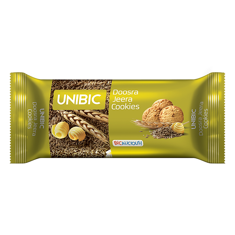 Unibic Doosra Jeera Cookies, 75 G Pouch