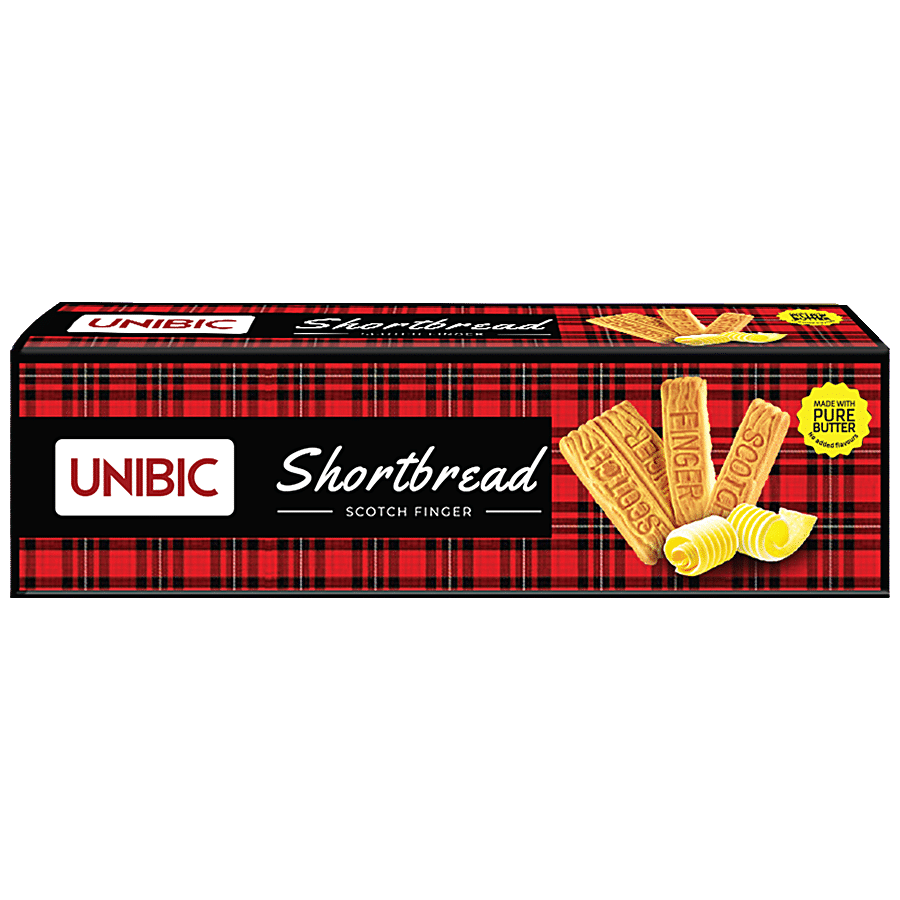 Unibic Cookies, Shortbread Scotch Finger, 100 G