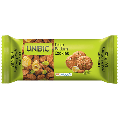 Unibic Cookies, Pista Badam, 75 G Pouch