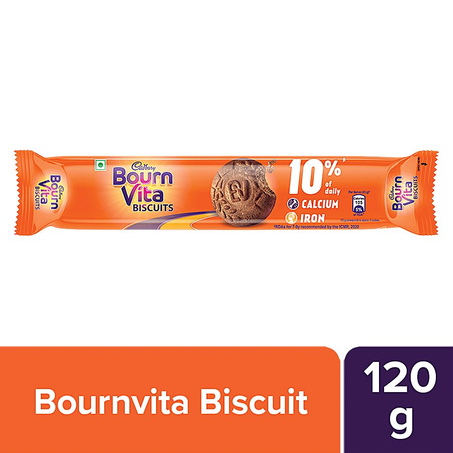 Cadbury Bournvita Biscuits, 120 G