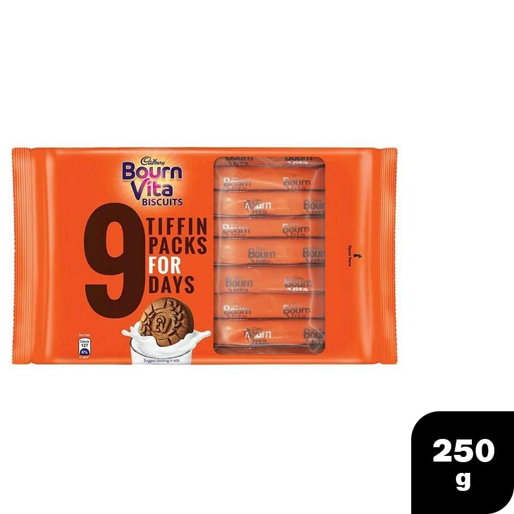 Cadbury Bournvita Biscuits Chocolate Biscuit, Pro Health Vitamins, 3X250 G Multipack