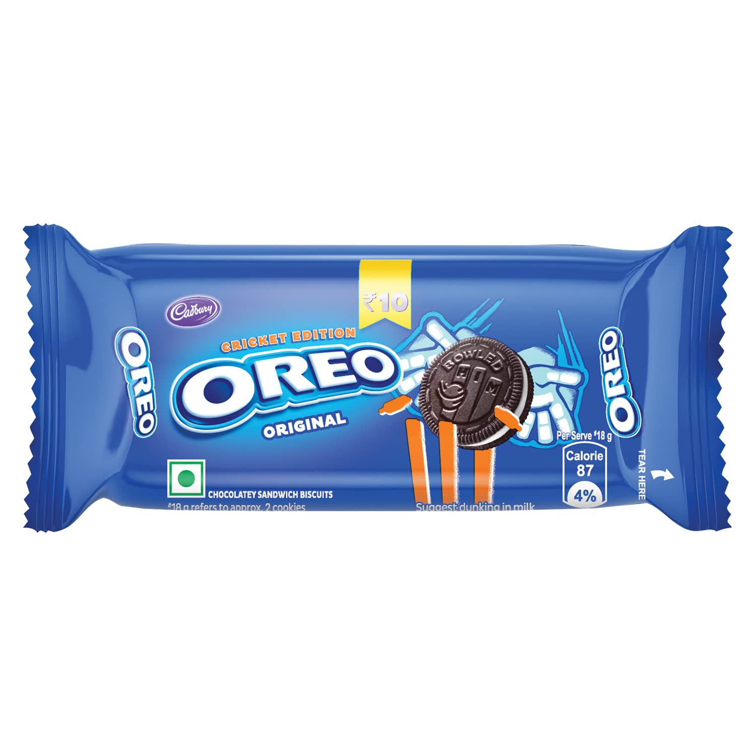 Cadbury Oreo Original Vanilla Creme Biscuit, 46.3G