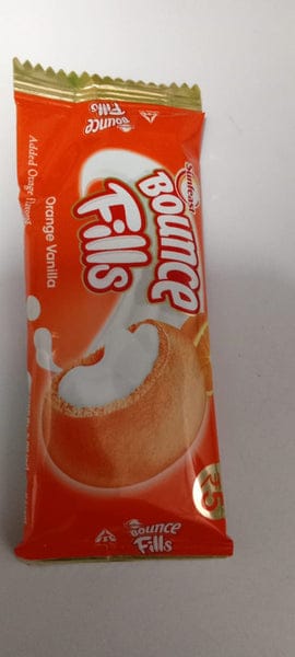 Sunfeast Bounce Fills Orange Vanilla, 20G