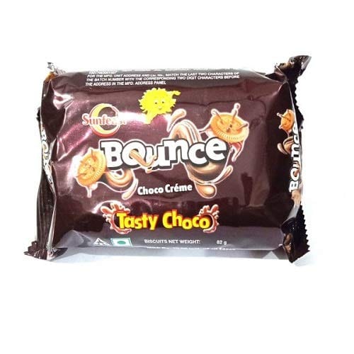 Sunfeast Bounce Choco Creme, 82G [Pack Of 12]