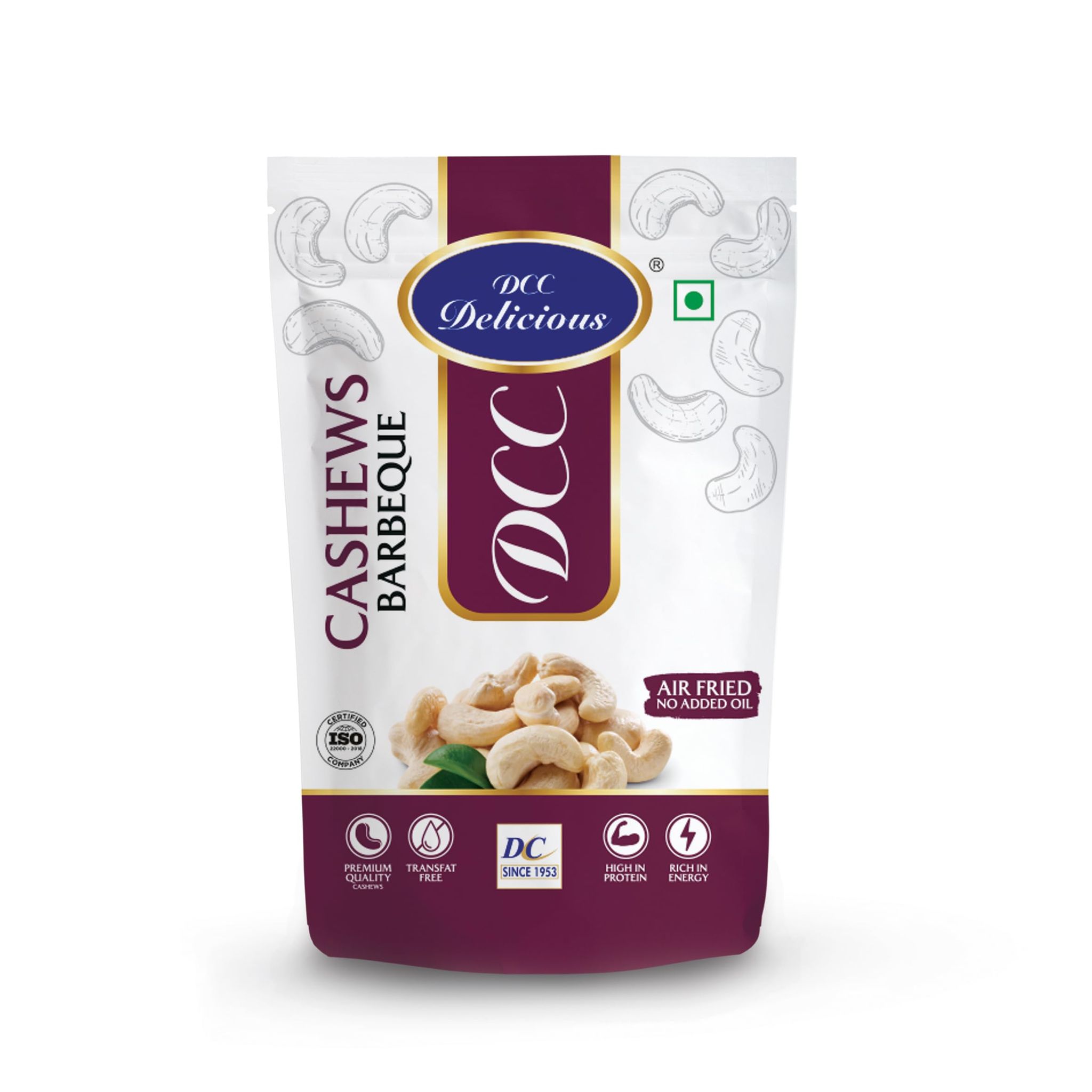 Dcc Delicious Dry Roasted Cashew (Barbeque), 80G