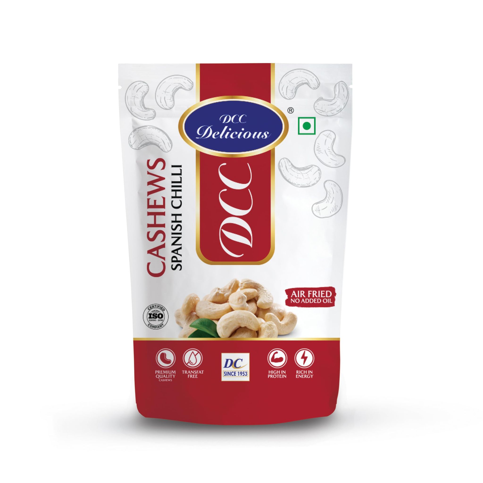 Dcc Delicious Dry Roasted Cashew (Spanish Chilly), 80G