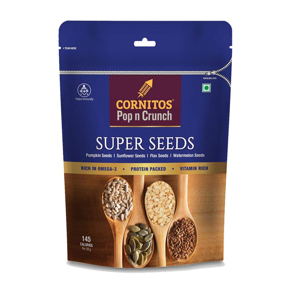 Cornitos Roasted Super Seeds, Seed Mix, 200G