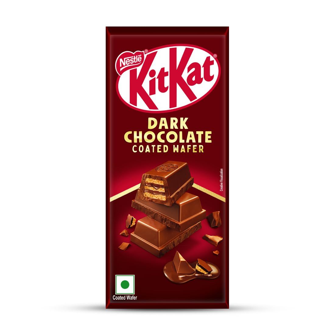 Nestlé Nestl Kitkat Dark Chocolate Coated Wafer, 150 Grams