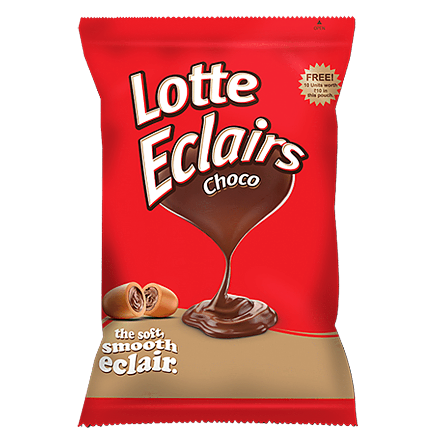 Lotte Eclairs Chocolate, Soft & Smooth, 396 G