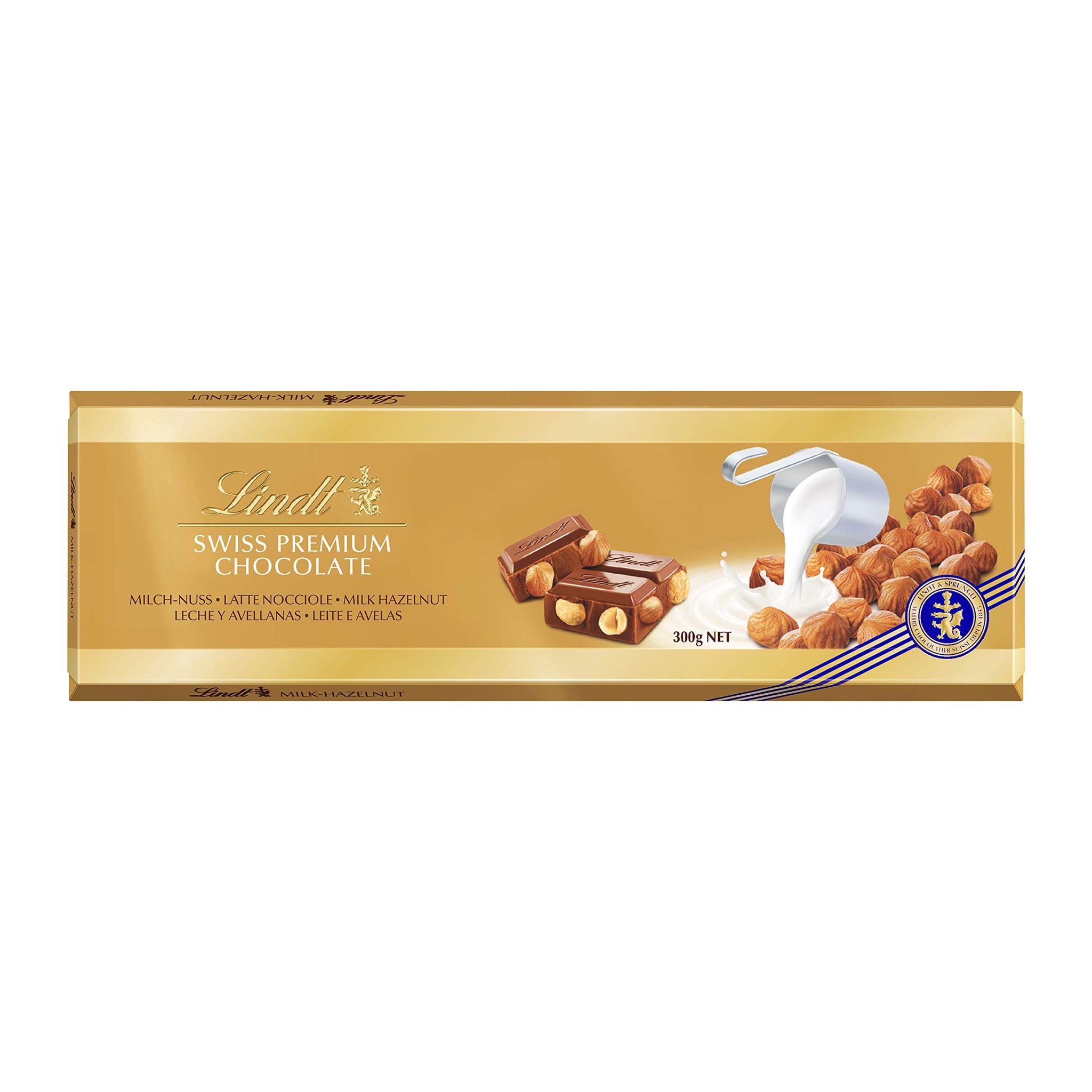Lindt Lindt Gold Bar, Hazelnut, 300G