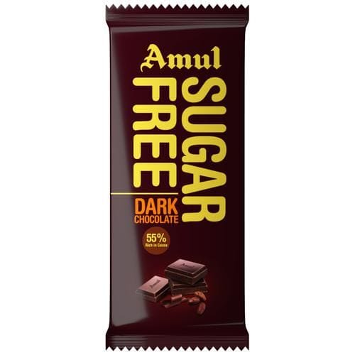 Amul Sugar Free Dark Chocolate, 35G