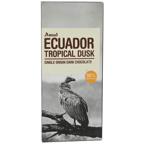 Amul Ecuador Tropical Dusk Chocolate 125G