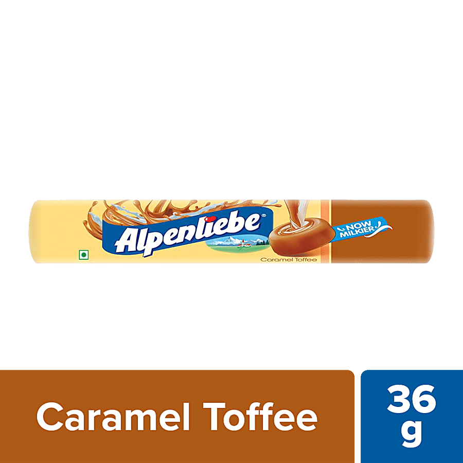 Alpenliebe Caramel Toffee, 36 G