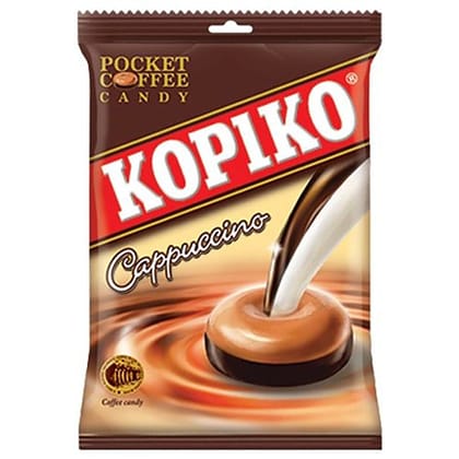 Kopiko Cappuccino Coffee Candy, World's No 1 Coffee Candy, Family Pack, 175 G (40 Pcs X 3.5 G Each)