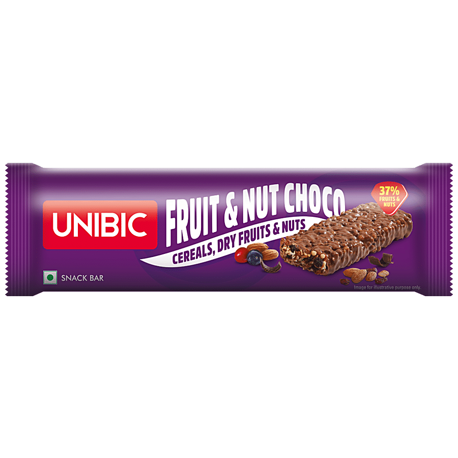 Unibic Snack Bar, Fruit & Nut, Choco, 30 G