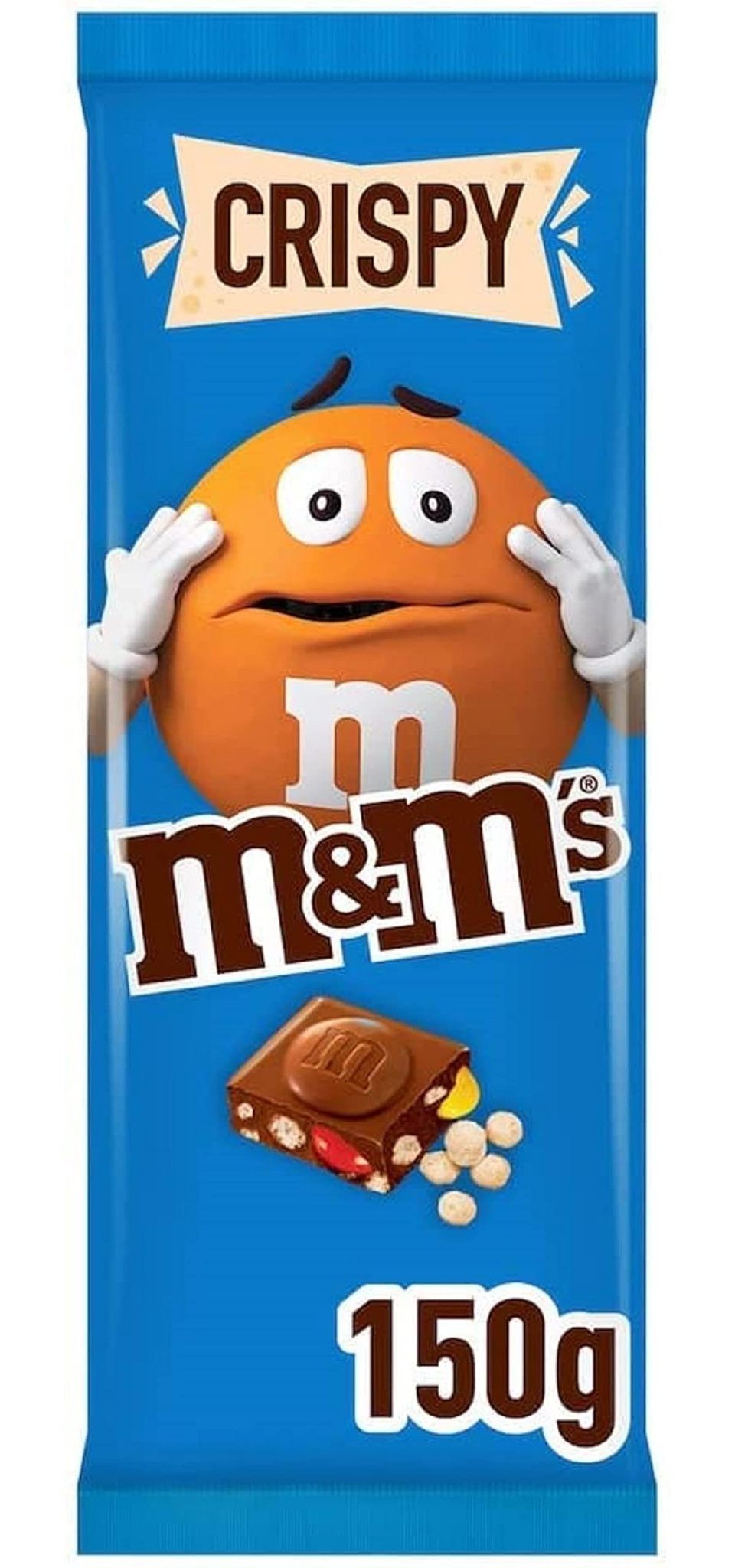 M&M's Crispy Milk Chocolate Bar, 150G