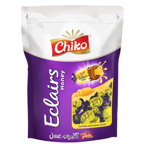 Chiko Eclairs Chocolate, Honey, Contains Added Flavour, 750 G