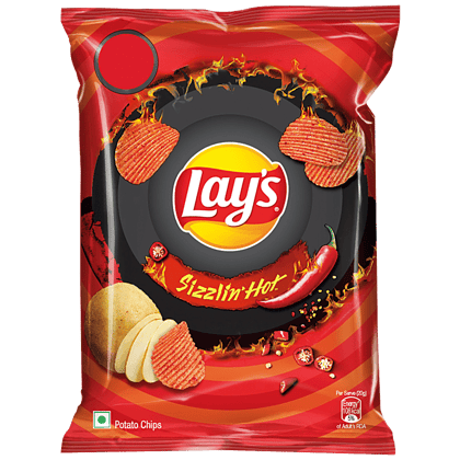 Lay's Potato Chips, Sizzlin Hot, 40 G