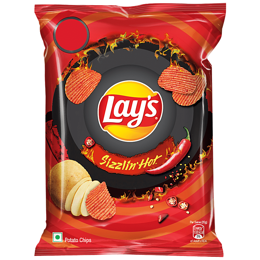 Lay's Potato Chips, Sizzlin Hot, 40 G