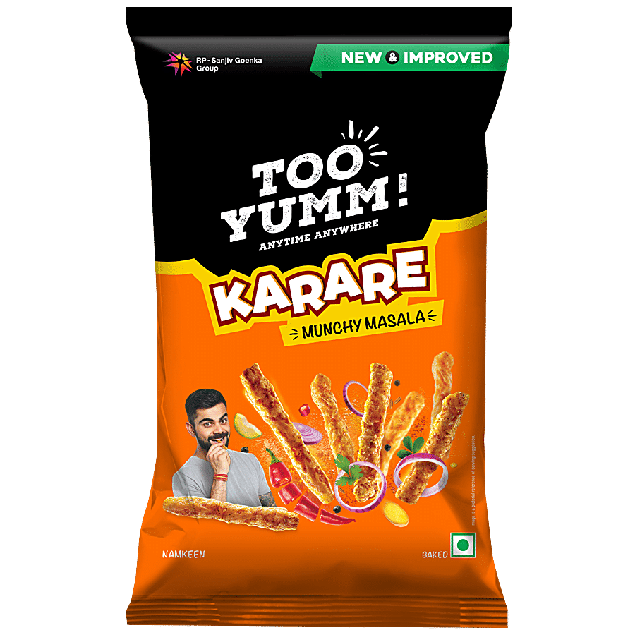 Too Yumm! Karare, Munchy Masala, Baked Snack & Not Fried, 40 G