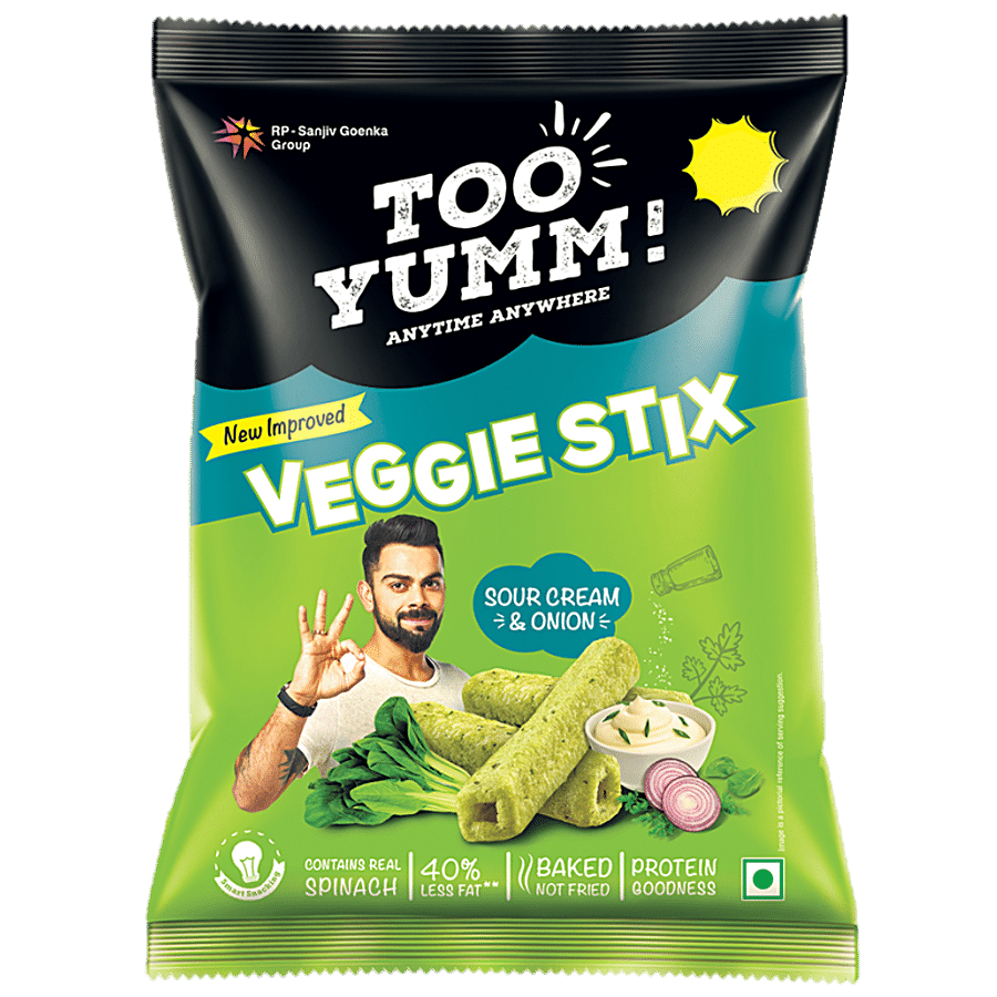 Too Yumm! Veggie Stix, Sour Cream & Onion, 25 G