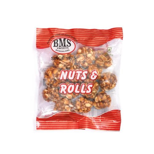 Bms Peanut Nuts & Rolls, 120 G