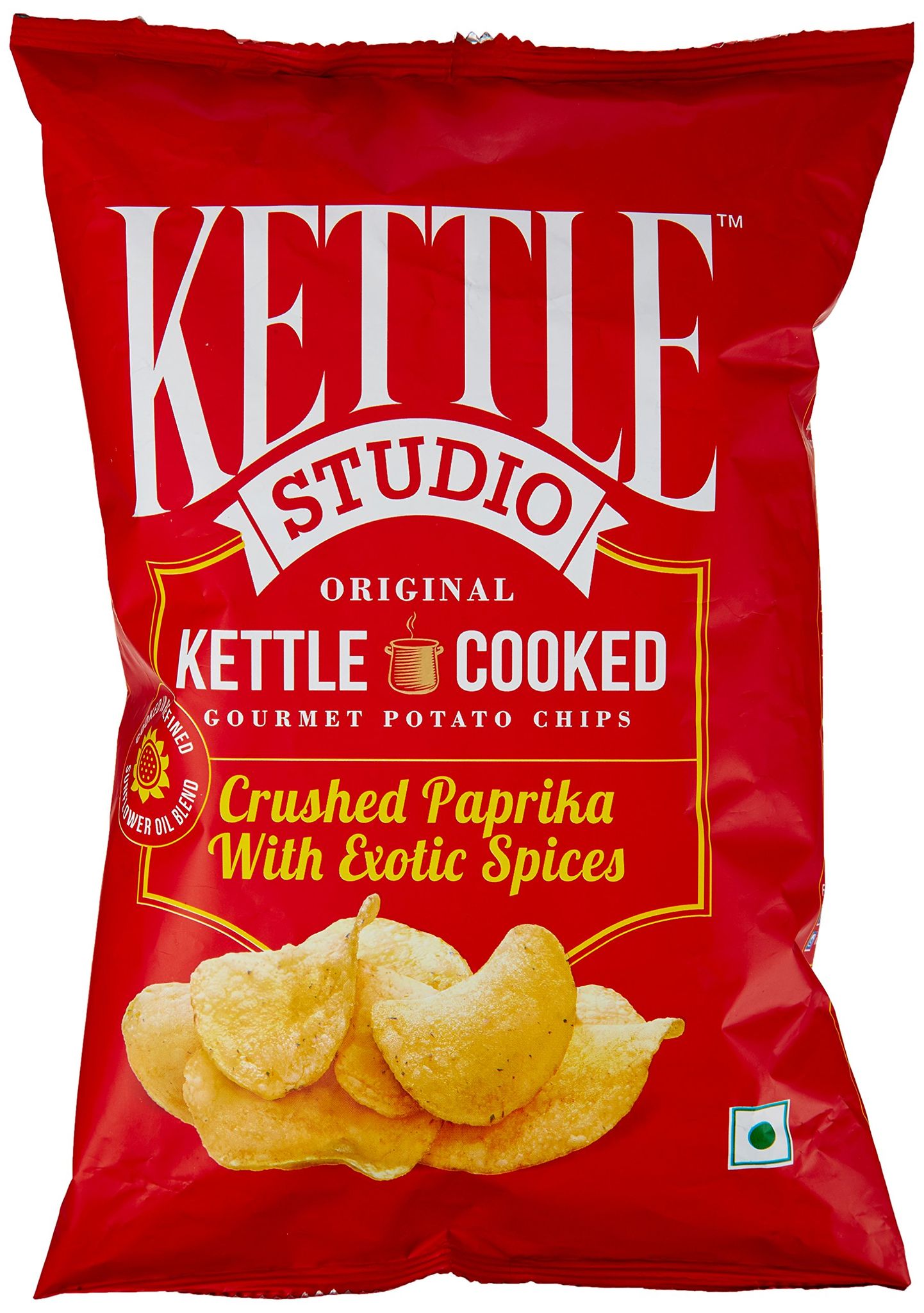 Kettle Studio Potato Chips, Crushed Paprika With Exotic Spices, 125G