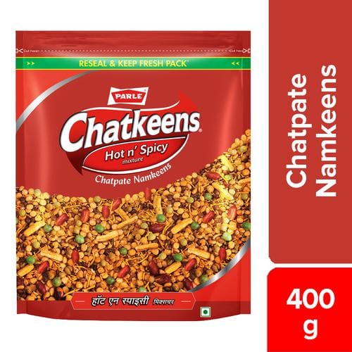 Parle Hot & Spicy Mixture, Chatpate Namkeens, Chatkeens, 350 G (Get 40 G Extra)