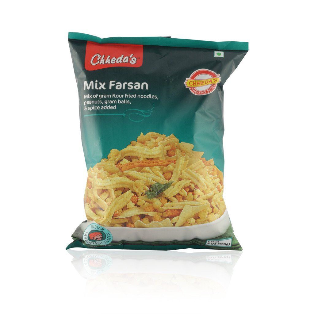 Chheda's Snacks, Mix Farsan, 170G Pack