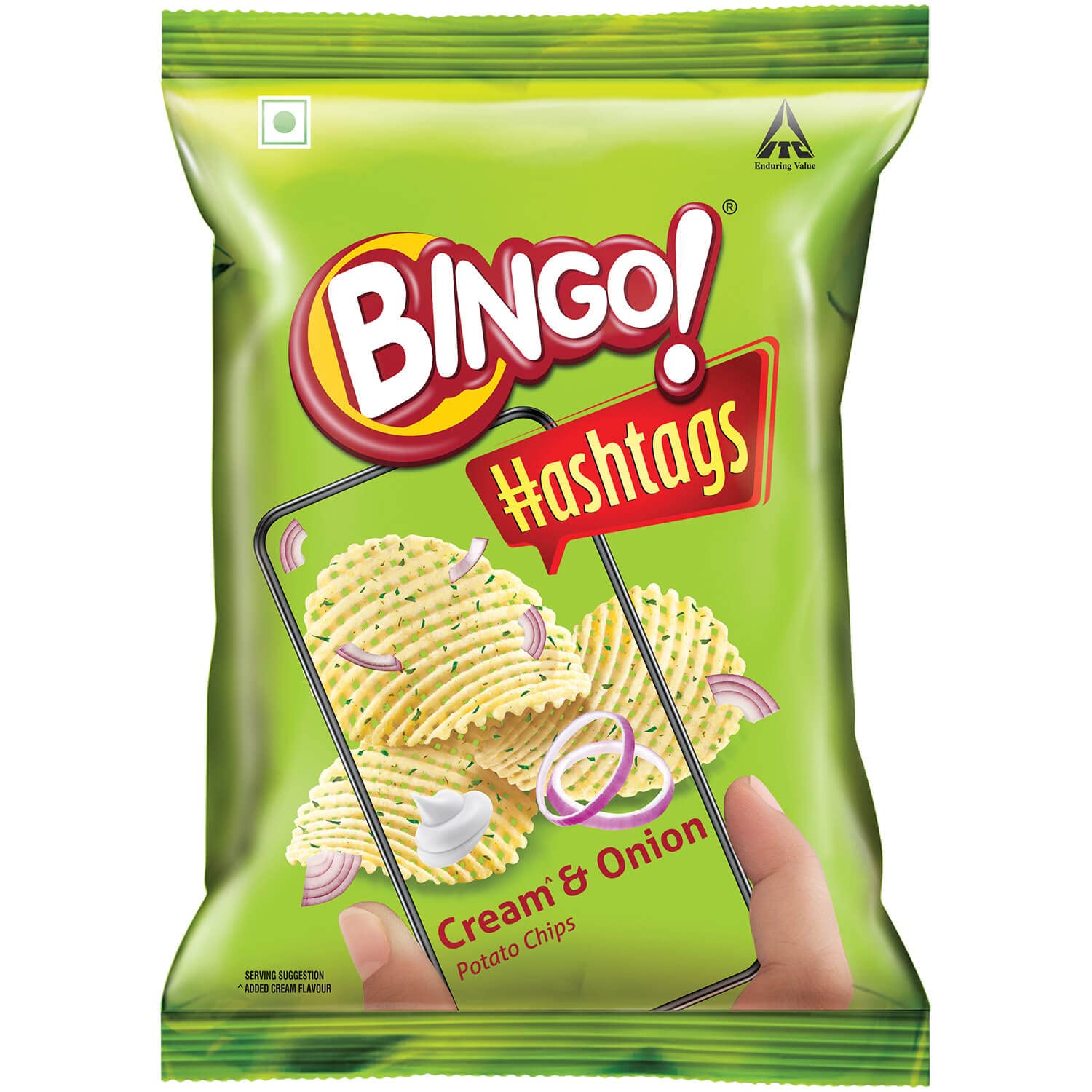 Bingo! Hashtags Cream & Onion, 58G