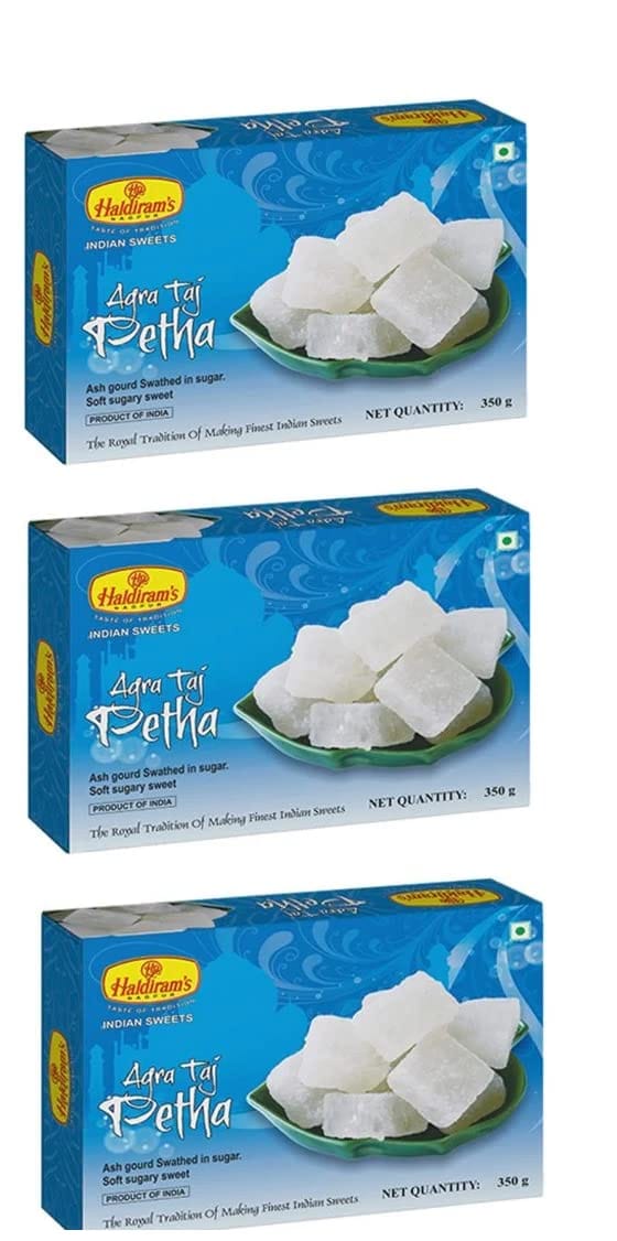 Haldiram's Nagpur Agra Taj Petha (Pack Of 3, 350 Gm Each)