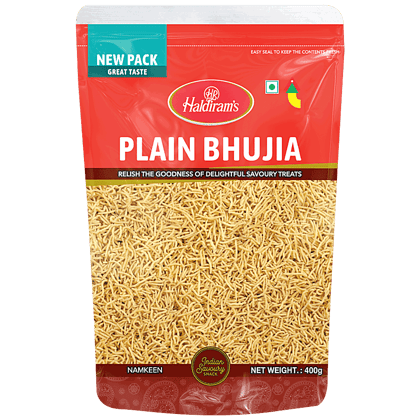 Haldiram's Plain Bhujia, 400 G Pouch