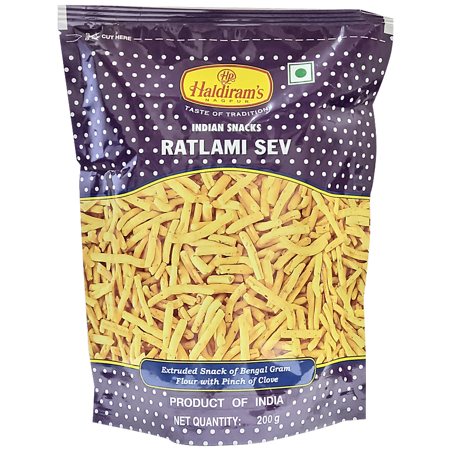 Haldiram's Namkeen, Ratlami Sev, 200 G Pouch
