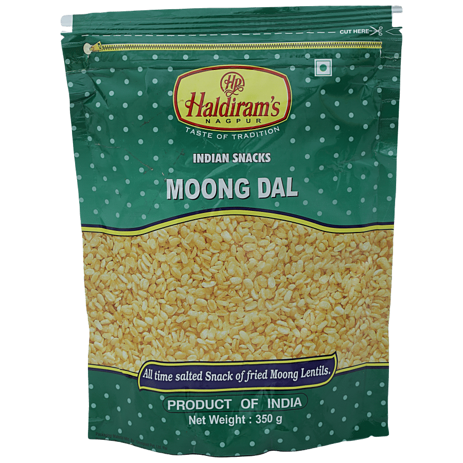Haldiram's Namkeen, Moong Dal, 350 G Pouch