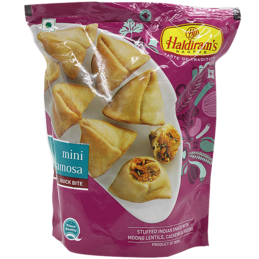 Haldiram's Namkeen, Mini Samosa, 200 G Pouch
