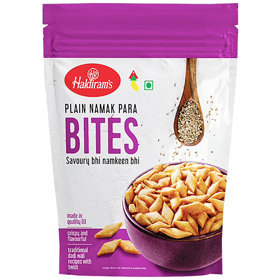 Haldiram's Plain Namak Para Bites, 250 G
