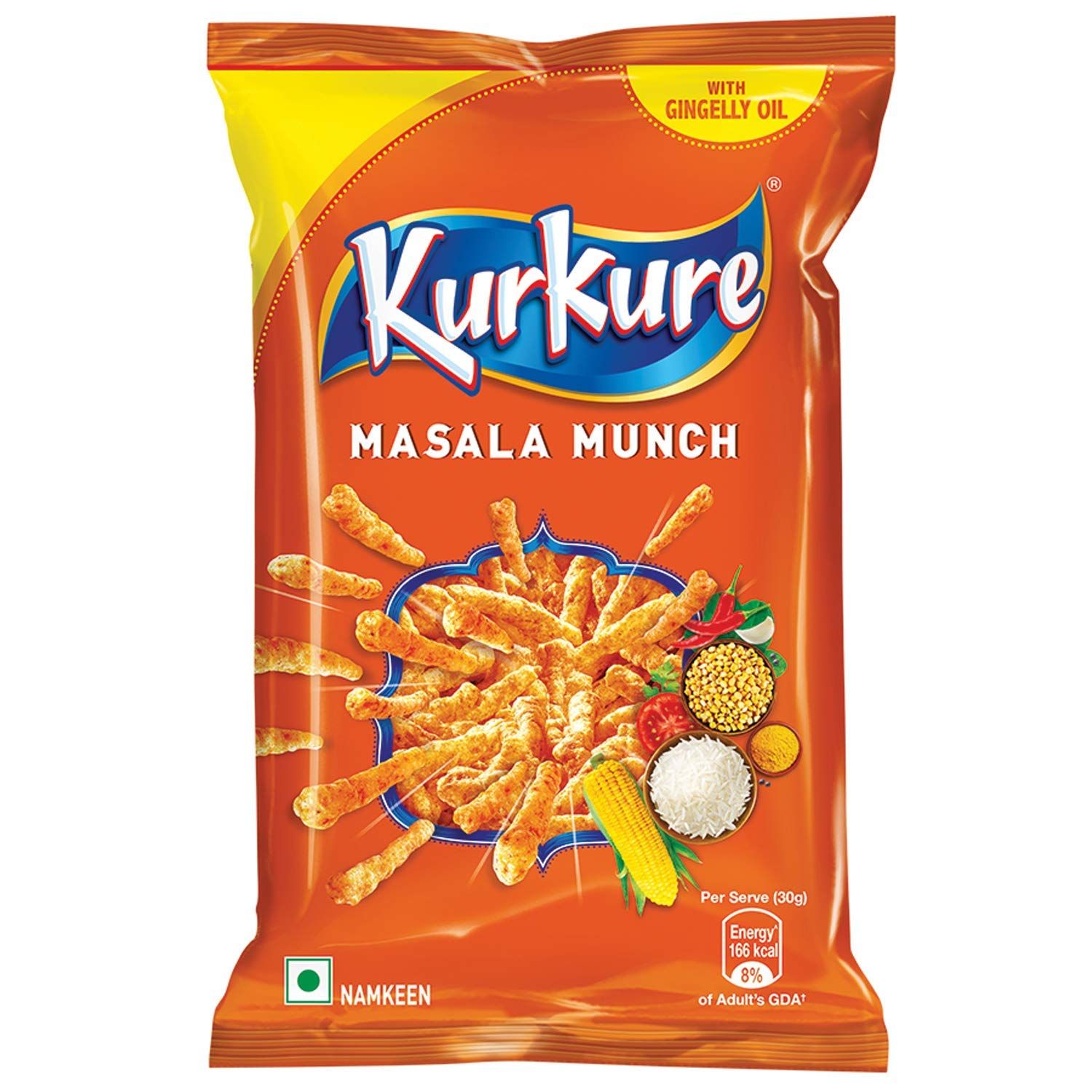 Kurkure Masala Munch Namkeen, 135 G